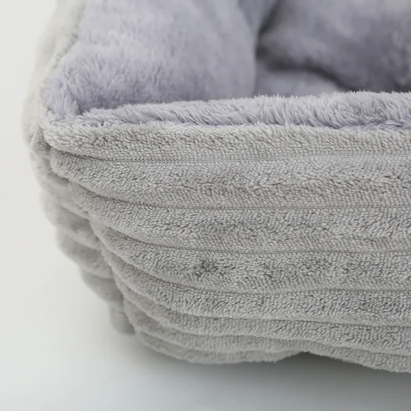 Bed for Dog Cat Pet Square Plush Kennel Medium Small Dog Sofa Bed Cushion Pet Calming Dog Bed House Pet Supplies Accessories - Image 5