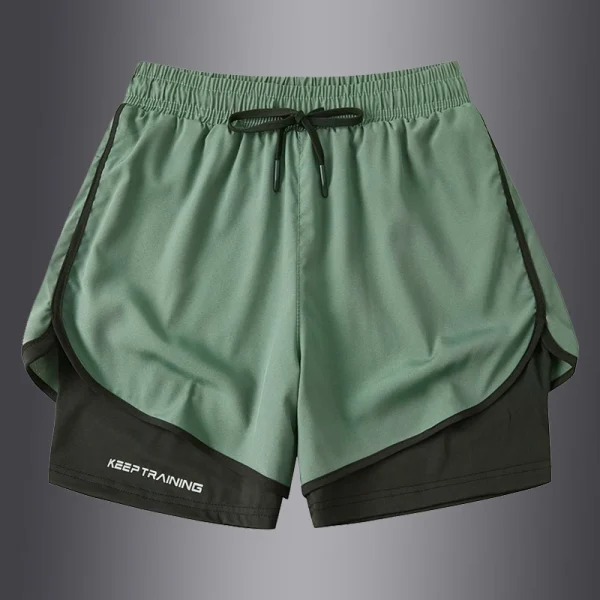 【 S-5XL 】 NASA GISS Sports Three Piece Pants Summer Popular Anti glare Double layered Sports Shorts for Men and Women Couples Ru - Image 14
