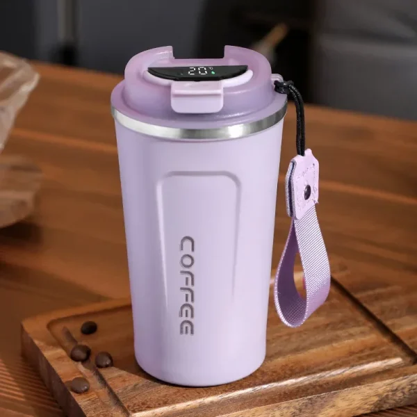380/510ml Thermos Coffee Mug Stainless Steel Coffee Cup Temperature Display Vacuum Flask Thermal Tumbler Insulated Water Bottle - Image 9