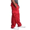 Mens Sweatpants Straight Fit Joggers for Sports and Streetwear Loose Oversized Drawstring Long Pants Men Multi-pocket Pants - Image 5