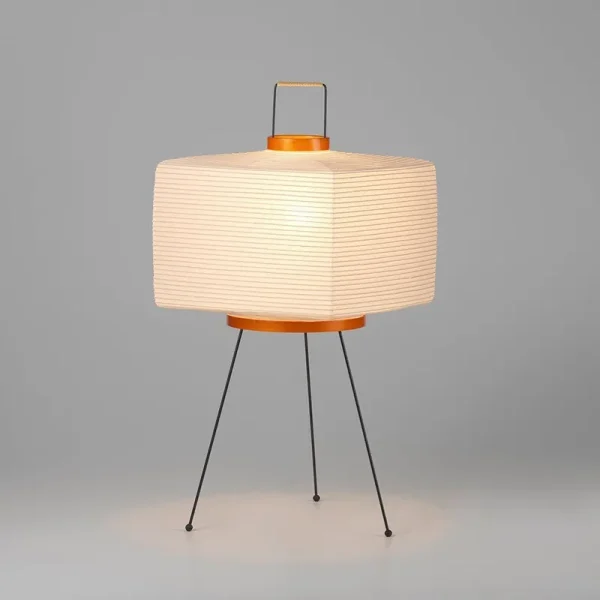 Japanese Creative Tripod Floor Lamp Designer Wabi-sabi Style Bedroom Rice Paper Standing Lights Home Hotel Lighting Decoration - Image 2