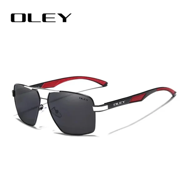 OLEY Brand Design Classic Pilot Polarized Sunglasses Men's Aluminum Color-Change Lens Goggles Oculos de sol Accept custom logo - Image 2