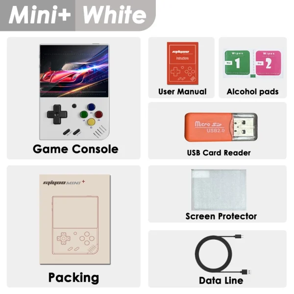 MIYOO Mini Plus Portable Retro Handheld Game Console V2 Mini+ IPS Screen Classic Video Game Console Linux System Children's Gift - Image 7