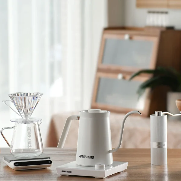 MHW-3BOMBER Smart Electric Coffee Kettle Precise Temperature Control Gooseneck Kettles Pour Over Coffee Home Barista Accessories - Image 3