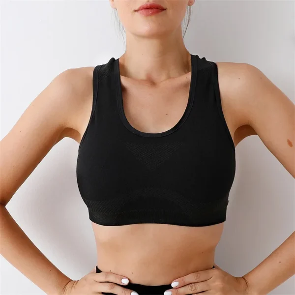 Women Sports Bra Top Push Up Fitness Yoga Bra Underwear Sport Tops For Women Breathable Running Vest Gym Wear - Image 10